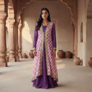 Lavender Royale 3D Net Gown Set ❤.